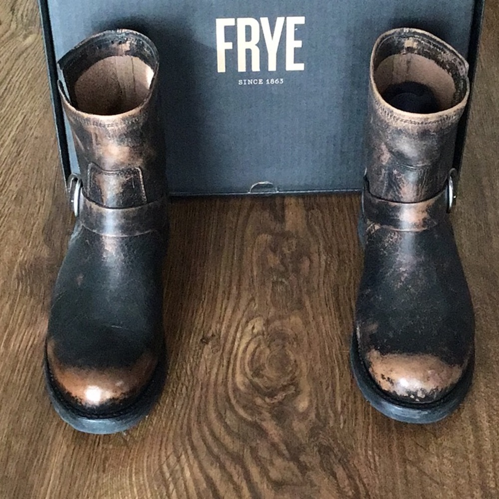 New Frye boots.
